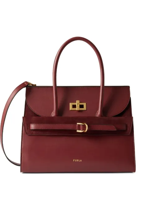 Furla Greta leather tote bag Red WB01877BX4335