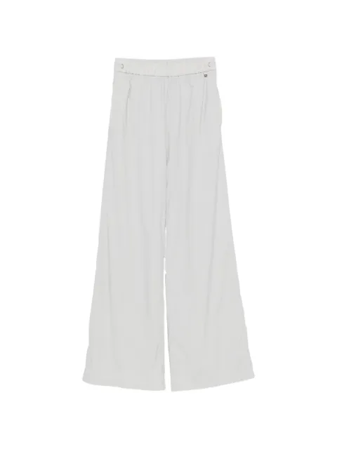 Herno elasticated wide-leg trousers Grey PT00053DR12431SZ