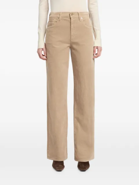 7 For All Mankind corduroy wide-leg trousers Neutrals 7U4N0V64
