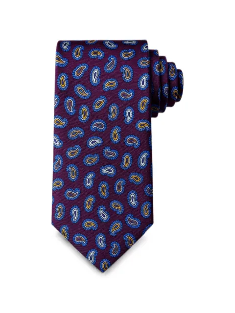 Bona Furtuna paisley-print tie Purple 9CR9075C8