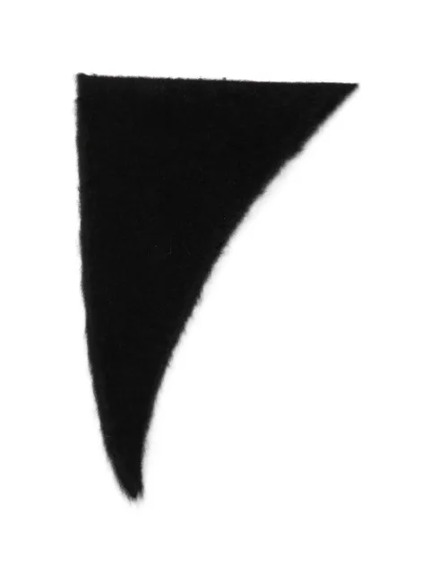 Uma Wang triangle-shaped scarf Black UK0060