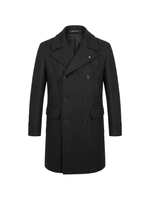 Tagliatore double-breasted wool coat Black CSHERRY10W770065U