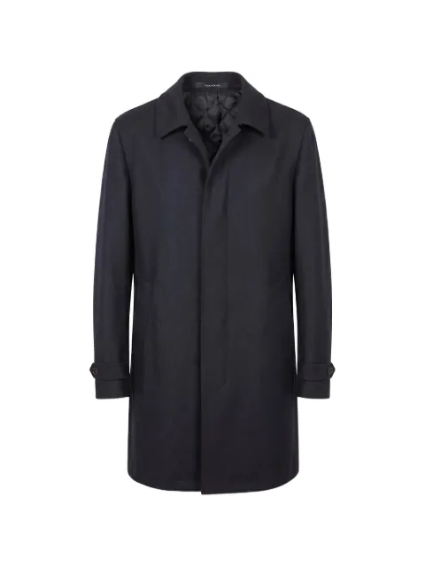 Tagliatore twill wool coat Blue ALTON150037U