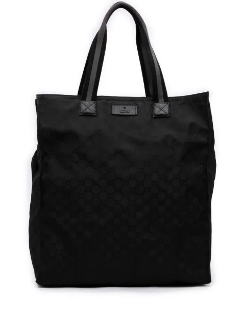 Gucci Pre-Owned 2000-2015 GG Nylon Web tote bag Black ZNNJENASHPM958FS