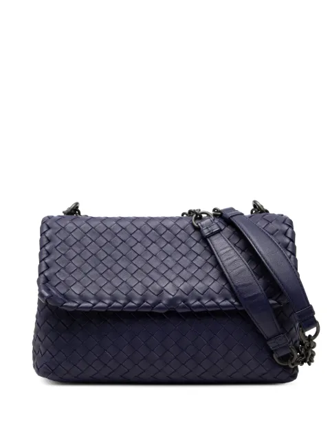 Bottega Veneta Pre-Owned 2012-2026 Small Nappa Intrecciato Olimpia crossbody bag Purple IFBAF5XQ2CKH39GK