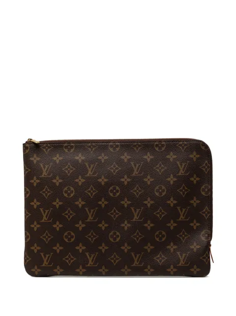 Louis Vuitton Pre-Owned 2017 Monogram Etui Voyage MM clutch bag Brown BYSI8JLE0SOI8KSU