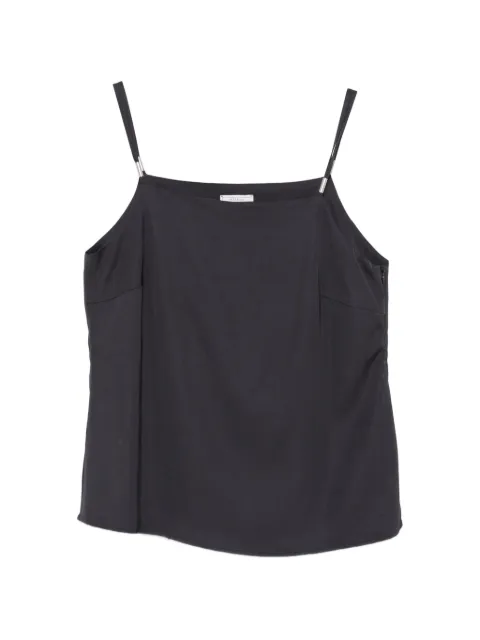Peserico square-neck top Grey S0869501930