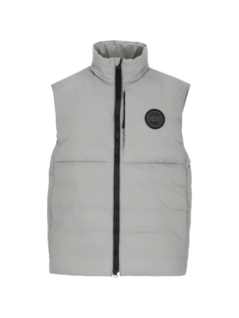 Canada Goose Lodge padded logo-patch gilet Grey 4160MBLODGE9838