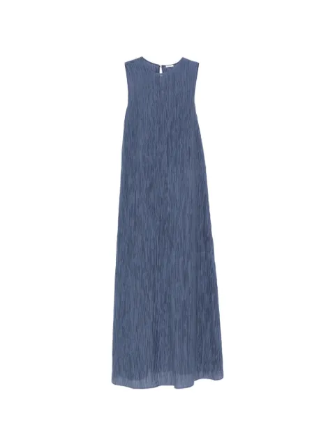 JOSEPH crinkled sleeveless maxi dress Blue JF009969