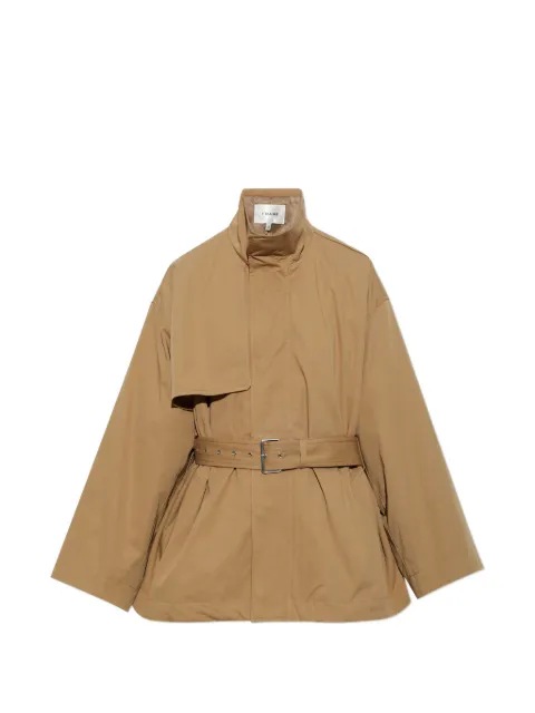 FRAME belted storm-flap coat Brown WE26WOW0030