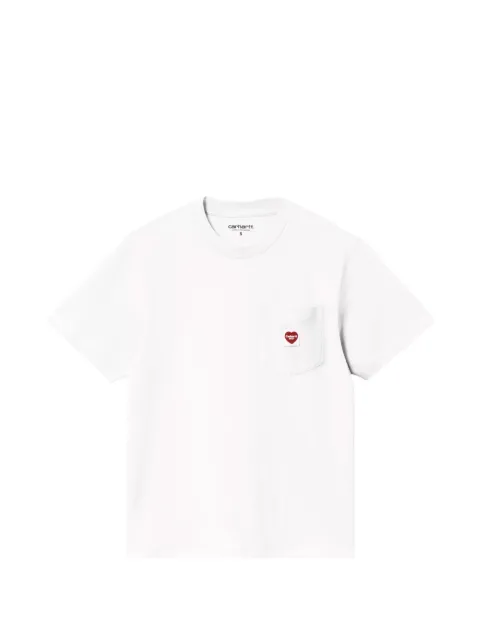 Carhartt WIP S/S Pocket Small Heart T- Shirt White I037166