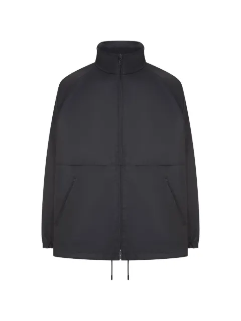 Saint Laurent high-neck raglan-sleeve zip-up jacket Blue A004SWY1O06