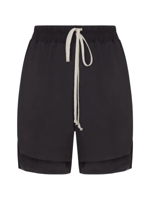 Rick Owens Tower boxers in black wool-silk jersey Black RP02F5380JSW
