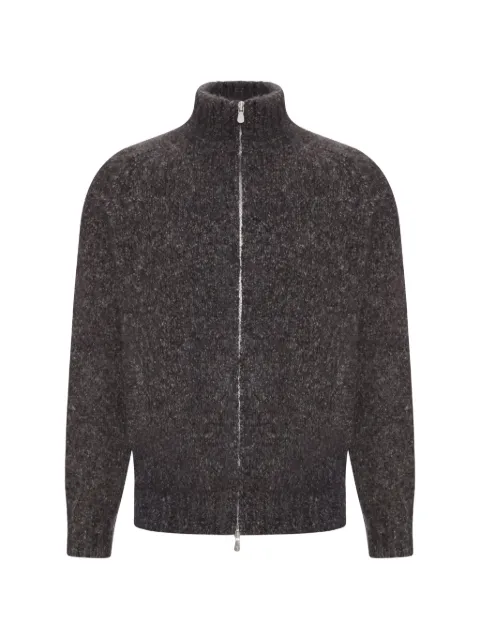 Brunello Cucinelli zip-fastening cardigan Grey MET302116C9653
