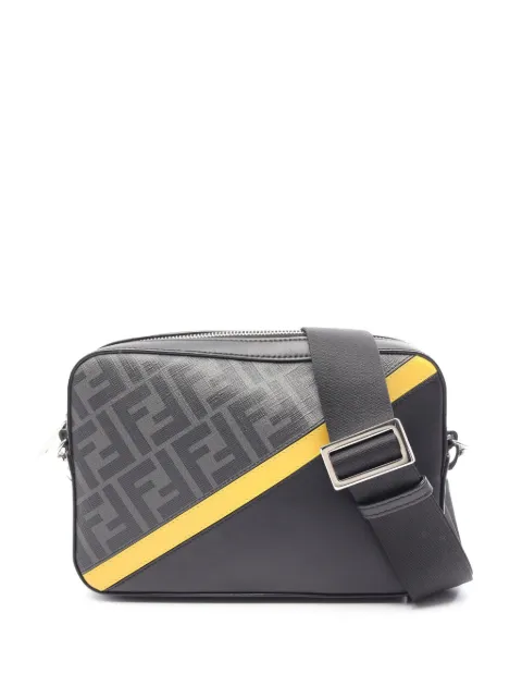 Fendi Pre-Owned 2010-2026 Fendi Diagonal Camera Case crossbody bag Black XPN3M0OLZTIEFH3W
