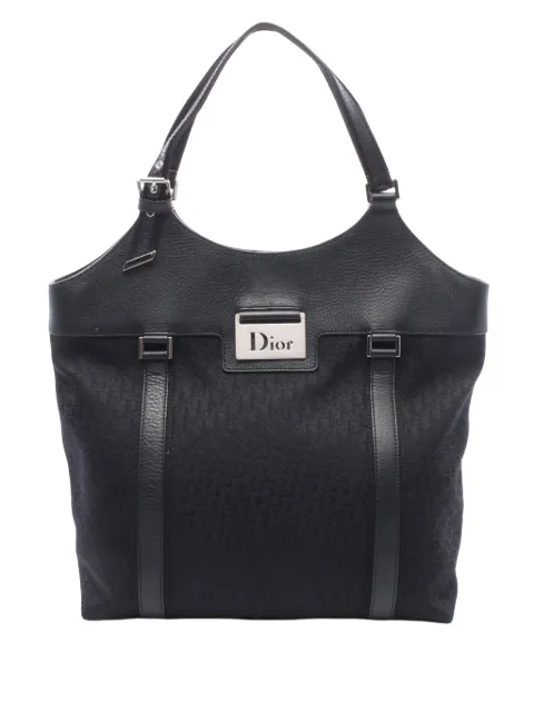 Christian Dior Pre-Owned 2000-2007 Diorissimo Trotter Canvas Street Chic tote bag Black O2NDVT2SO6TOTCJ2