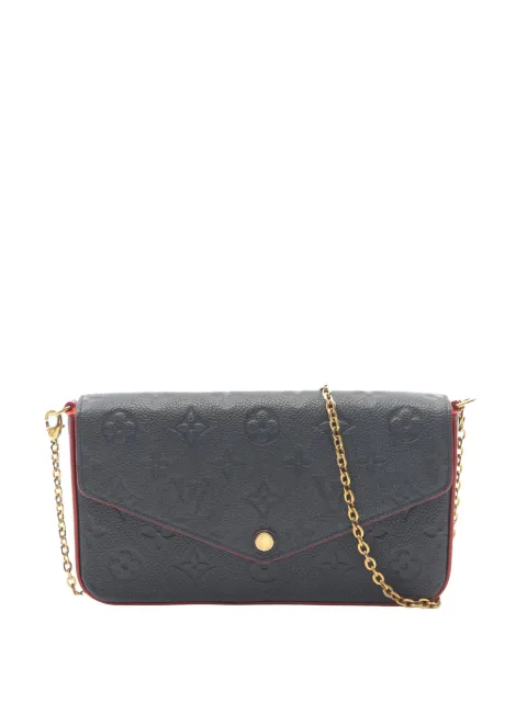 Louis Vuitton Pre-Owned 2018-2026 Monogram Empreinte Pochette Felicie crossbody bag Blue DIMWRH0KVAR5W1OP