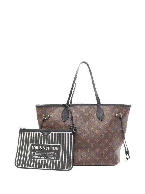 Louis Vuitton Pre-Owned 2021-2026 Monogram Neverfull Inside Out MM tote bag Brown B23R6EEBKSH7JBS9
