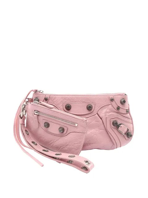 Balenciaga Pre-Owned 2021-2024 Lambskin Le Cagole clutch bag Pink 38AB58XEMHW3A0IA