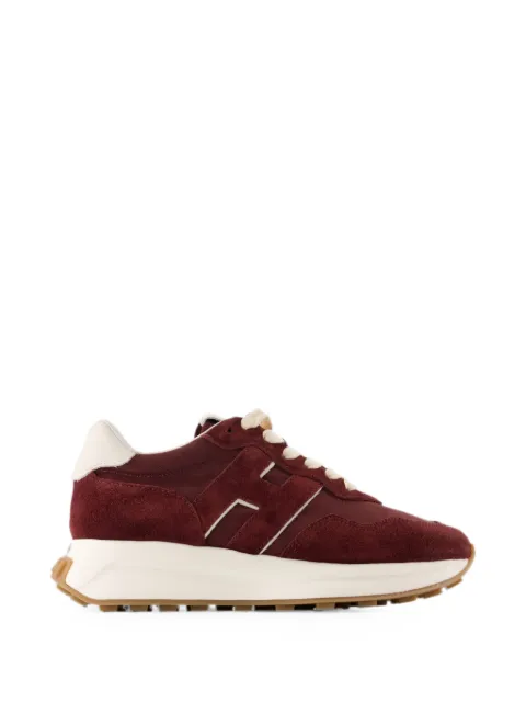 Hogan H641 logo-patch sneakers Red HXW6410FZ40V4R