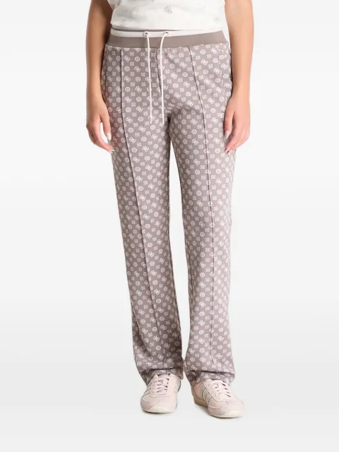 GUESS USA Scuba logo-print track pants Brown V5YB20KB212PMQX