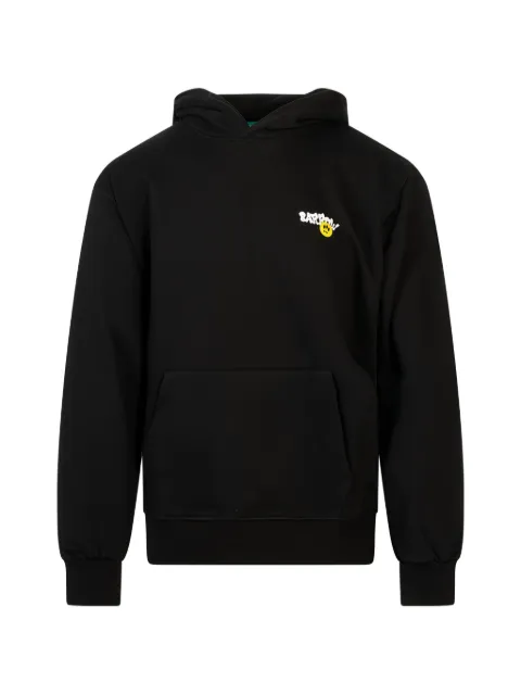 BARROW graphic-print hoodie Black F6BWUAHS067