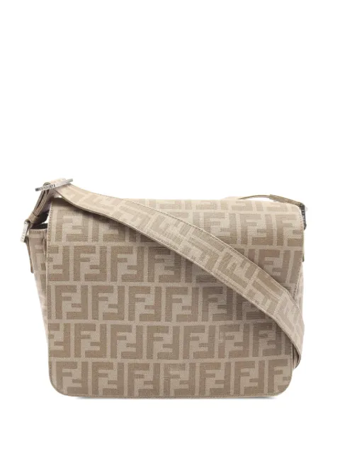 Fendi Pre-Owned 2000-2026 Zucca Coated Canvas crossbody bag Neutrals BUVMLSJT0EF2HRQD