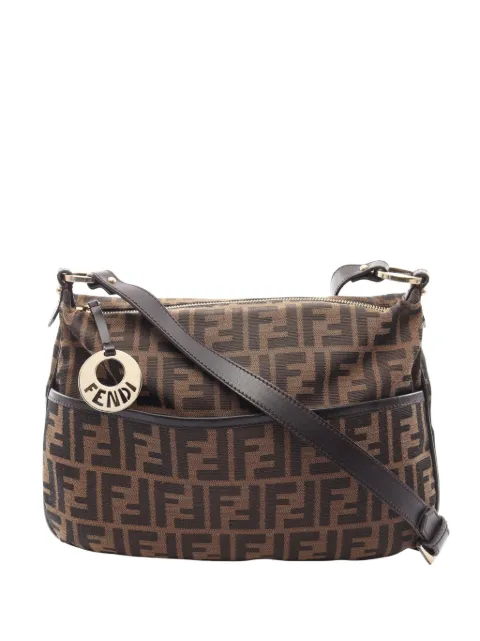Fendi Pre-Owned 2000-2010 Zucca Canvas shoulder bag Brown 7D1V6KB84H62G5OE