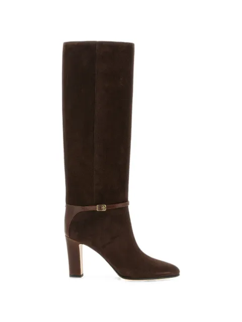 Valentino Garavani Pattie VLogo Signature boots Brown W2S0PZ7PBG3GW