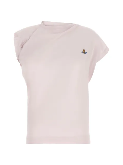 Vivienne Westwood Hebo asymmetrical draped top Pink 1504000AJ00BLJ405