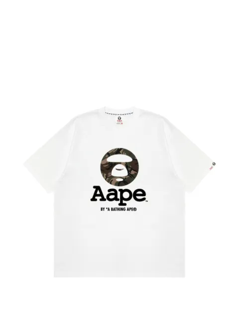 AAPE BY *A BATHING APE® AAPEUNVS moonface T-shirt White ATE10034XR