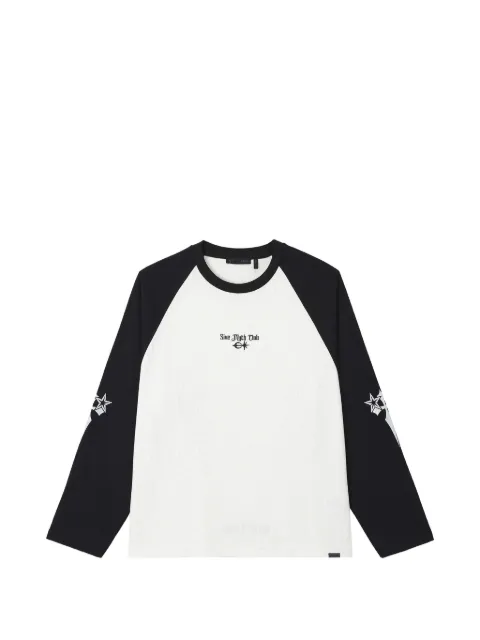FIVE CM raglan-sleeve logo-print T-shirt Neutrals 5CXLTM00550X