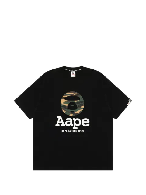 AAPE BY *A BATHING APE® AAPEUNVS camouflage-print T-shirt Black ATE10023XR