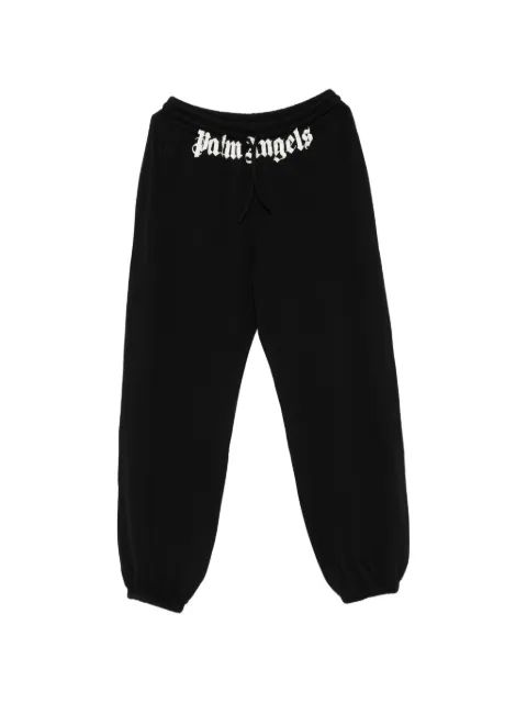 Palm Angels logo-print track pants Black PAMCH001FL0021003