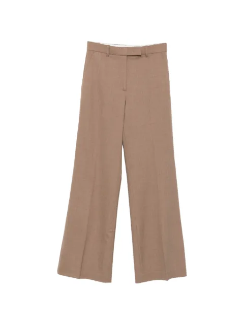 Seventy belt-loops tailored trousers Brown PT1364180016