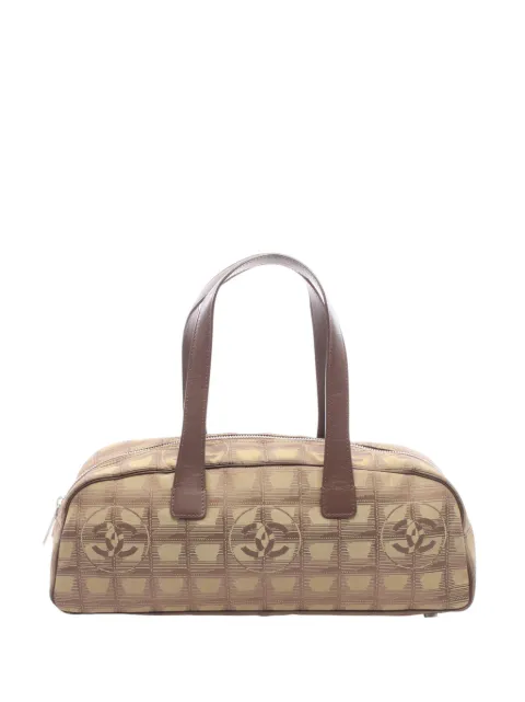 CHANEL Pre-Owned 2002-2003 New Travel Line Nylon handbag Brown 612GFO3RUGEXMZ1A