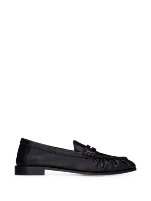 Saint Laurent Le Loafers supple in eel Black 8459990WXAK
