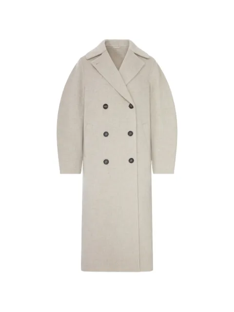 Brunello Cucinelli double-breasted coat Neutrals MD5329061C001