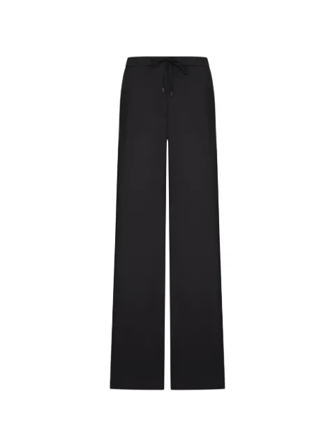 Max Mara drawstring-waist wide-leg trousers Black 2626136031600