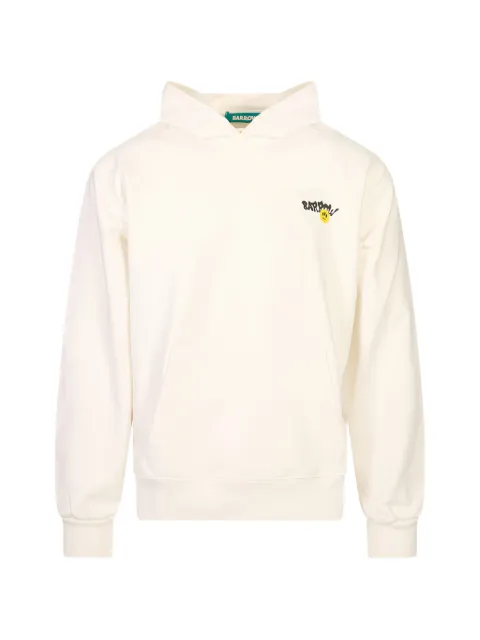 BARROW graphic-print cotton hoodie Neutrals F6BWUAHS067