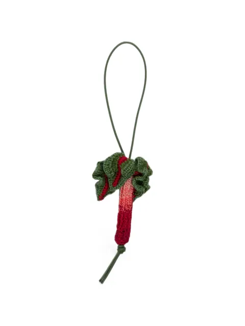 JW Anderson crochet rhubarb-charm Red AC0455FA0531