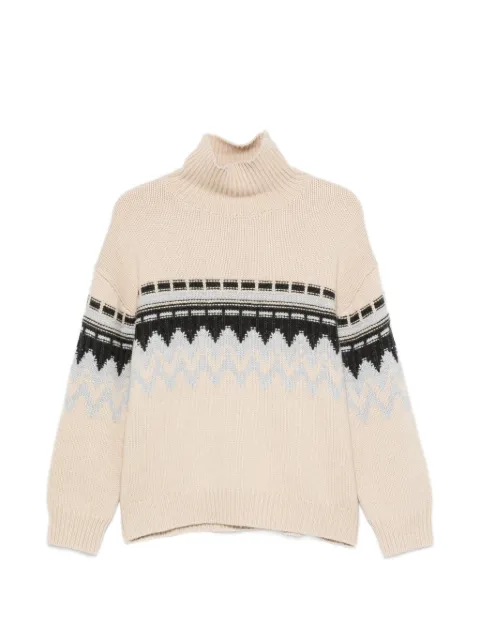 Allude high-neck cashmere sweater Neutrals 26551001