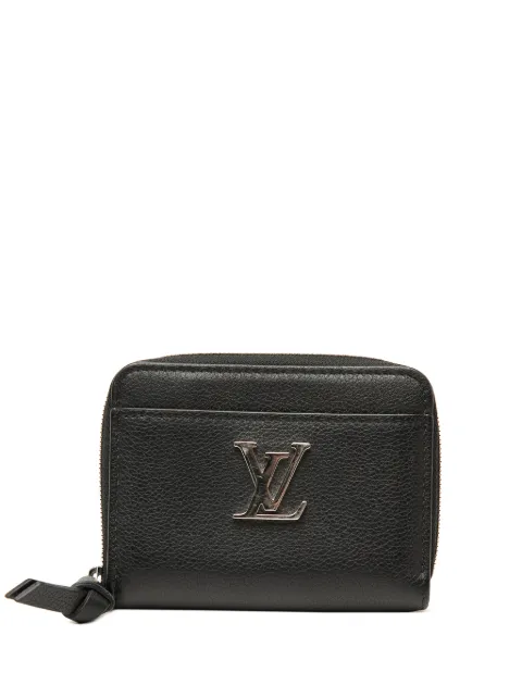 Louis Vuitton Pre-Owned 2021 Calfskin Lockme Zippy Purse coin pouch Black RGKUYFCH8JFQPHWK