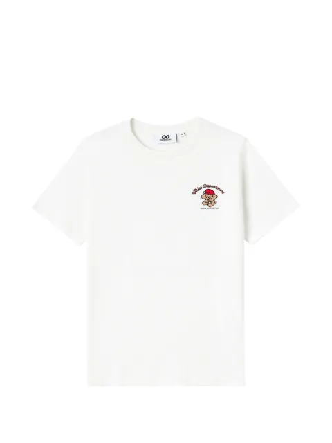 CHOCOOLATE graphic-print cotton T-shirt White B1XTEW02190X