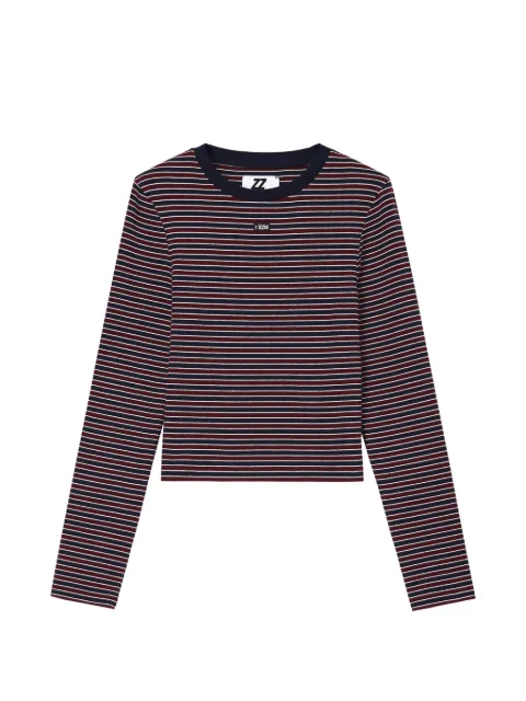izzue striped long-sleeve T-shirt Blue IZXLTW01238X