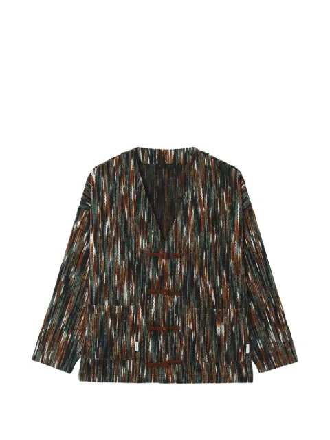 FIVE CM melange-knit cardigan Black 5CXCDM00538X
