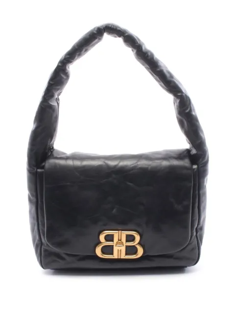 Balenciaga Pre-Owned 20th Century Small Calfskin Monaco Sling shoulder bag Black E0B6B2YQMEDA43ZP