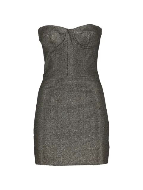 Just Cavalli Vintage strapless corset mini dress Black MR2204262