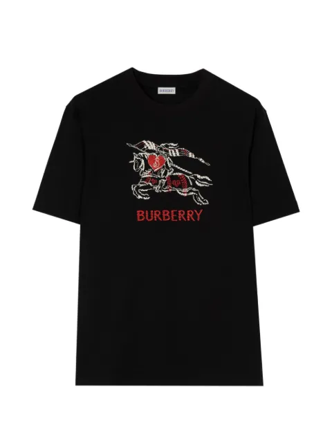 Burberry Heart Knight cotton T-shirt Black 8127931