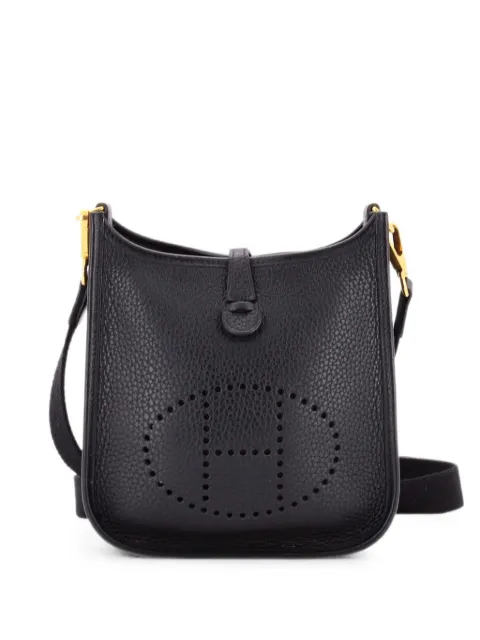 Hermès Pre-Owned Evelyne Bag Gen III Clemence TPM crossbody bag Black V7LH429COV7F760M
